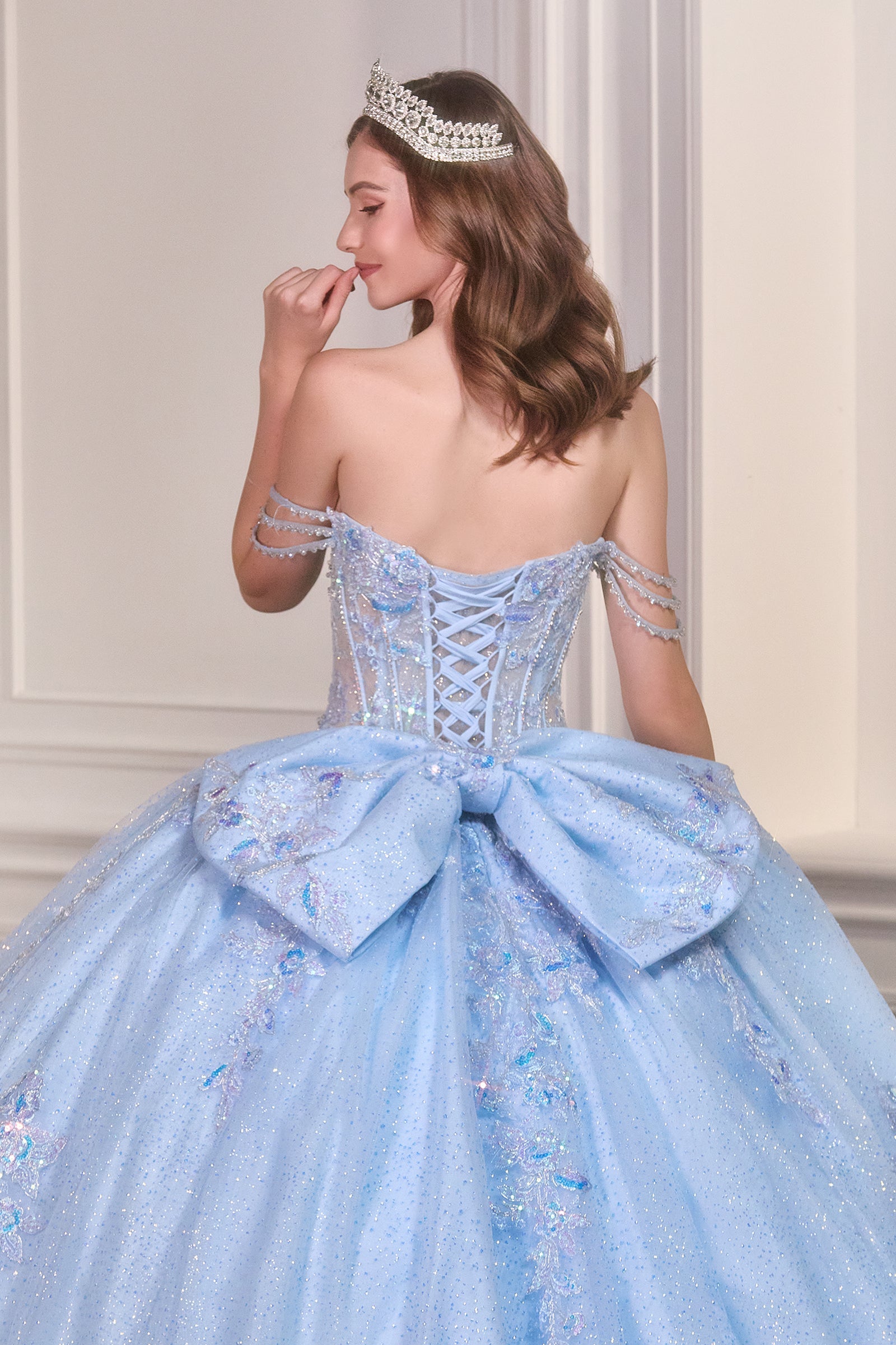 Off Shoulder Corset Ball Gown