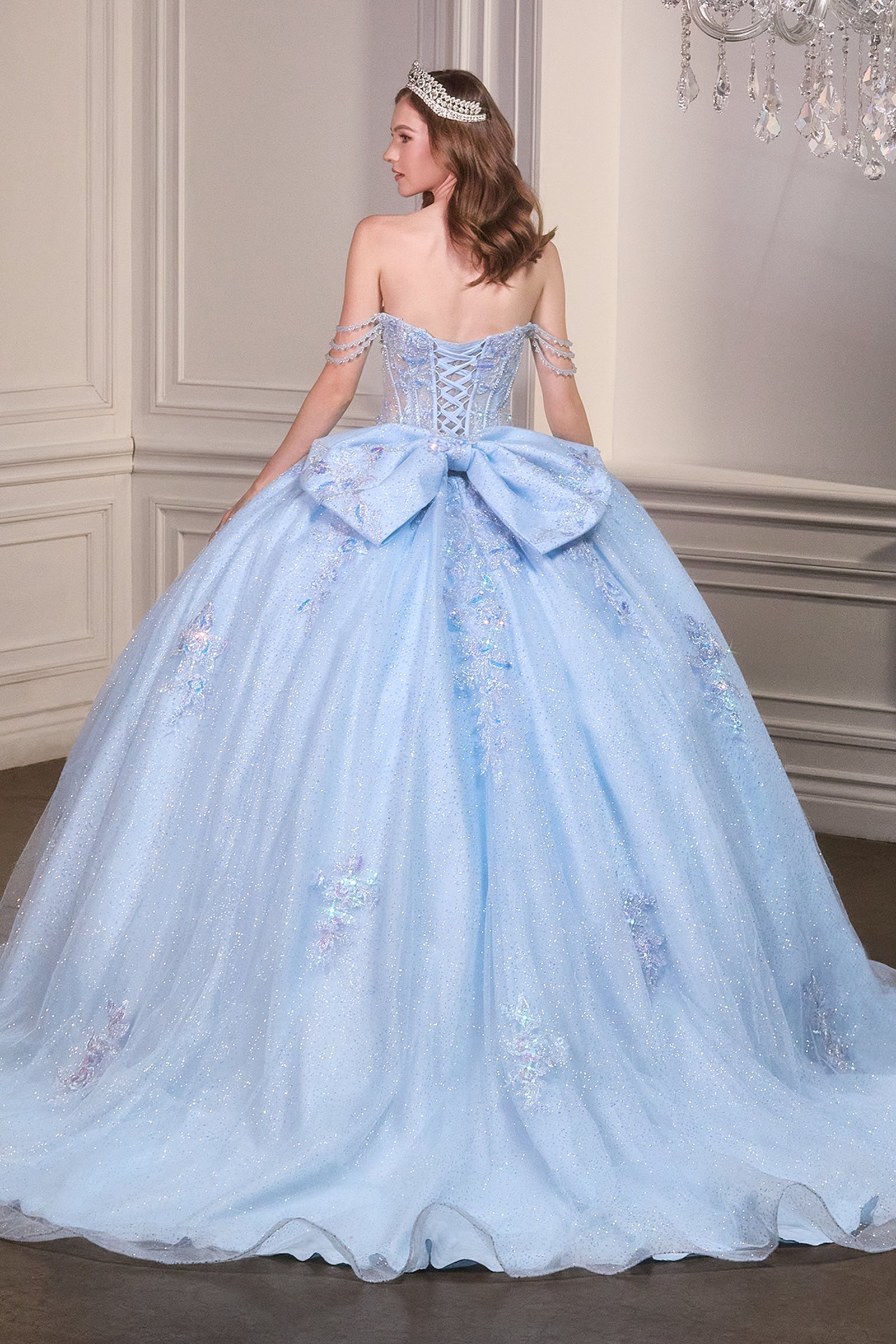 Off Shoulder Corset Ball Gown
