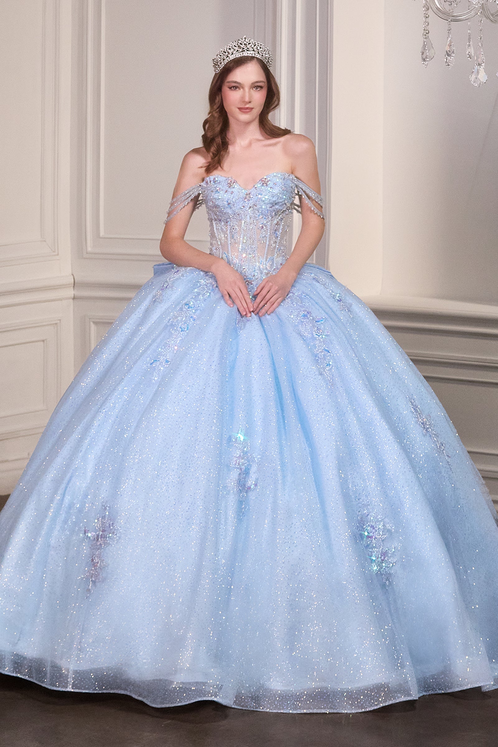Off Shoulder Corset Ball Gown
