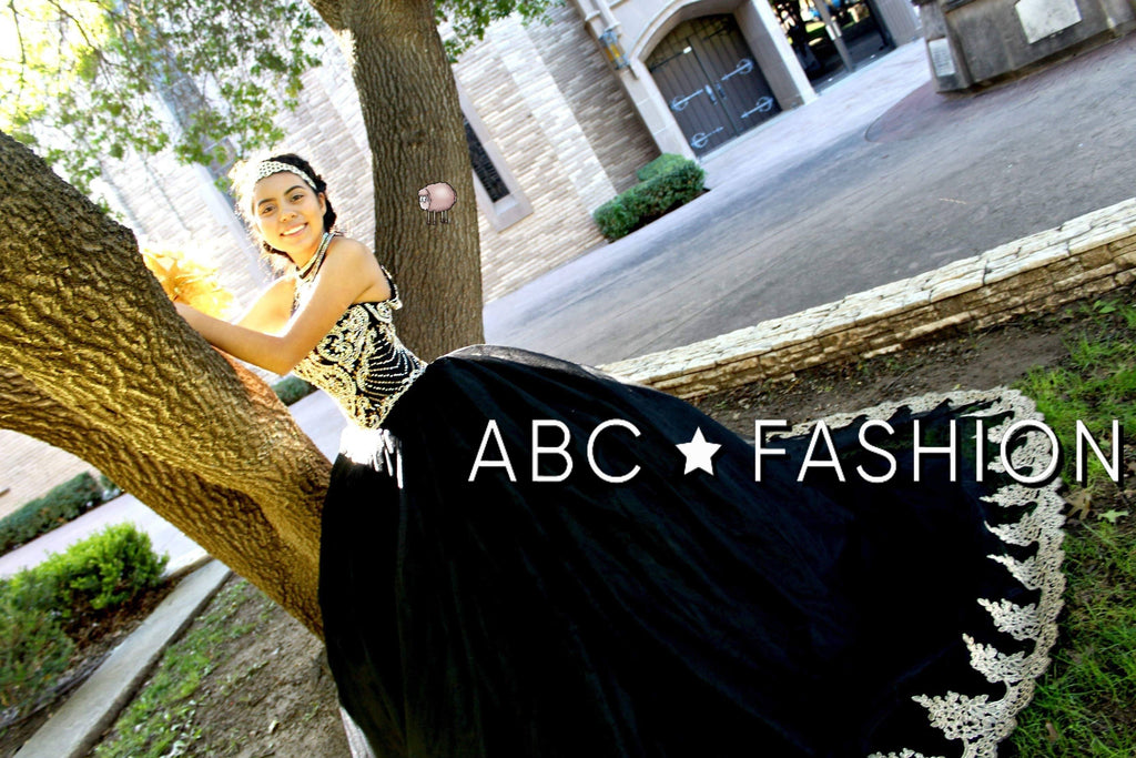 Beaded High-Neck Quinceanera Dress by House of Wu 26881