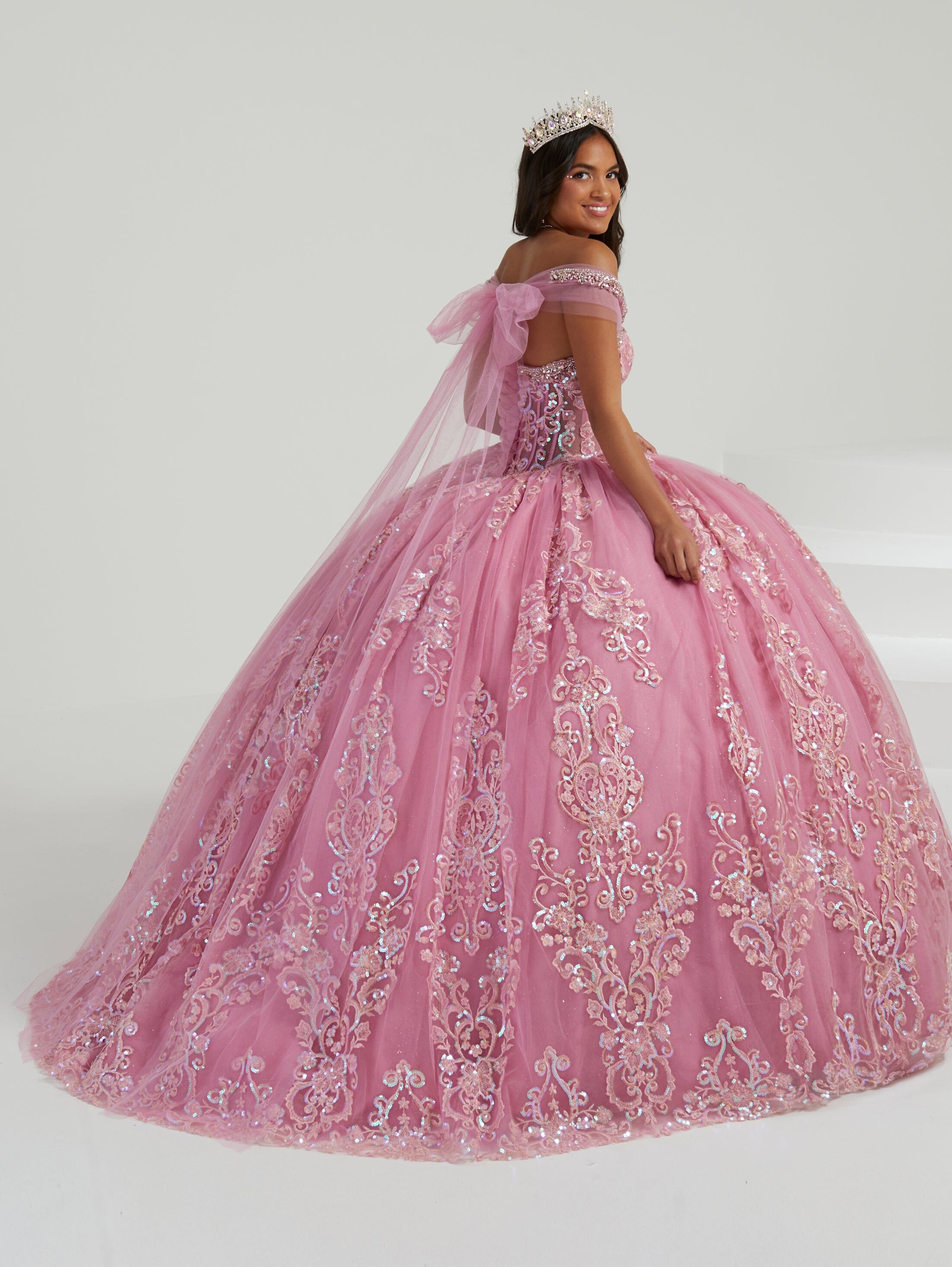 Convertible Strap Quinceanera Dress by Fiesta Gowns 56476